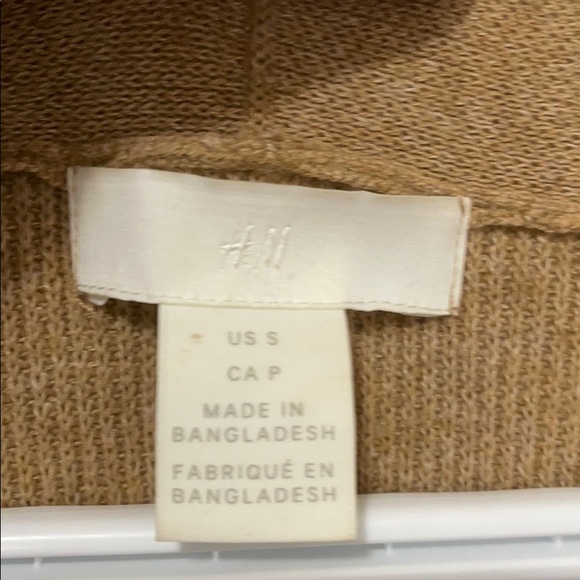 H&M long tan cardigan - Picture 3 of 3